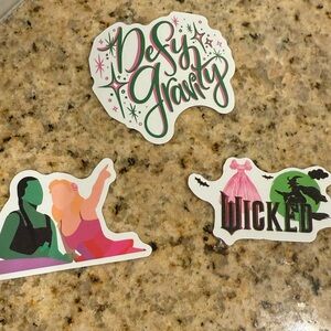 Wicked Themed Sticker Set